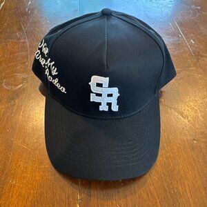 Stevenson Ranch SR Logo Black Snapback Hat Not My First Rodeo